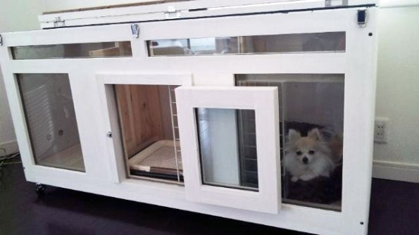 室内防音　犬小屋