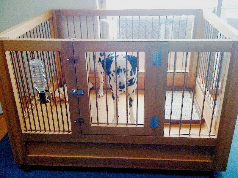 室内犬用 サークル ケージ オーダー 犬小屋製作工房kの犬小屋ブログ