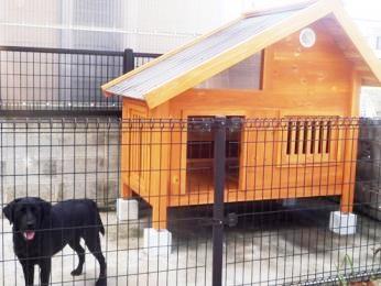 ベランダ デッキに犬小屋 犬小屋製作工房kの犬小屋ブログ