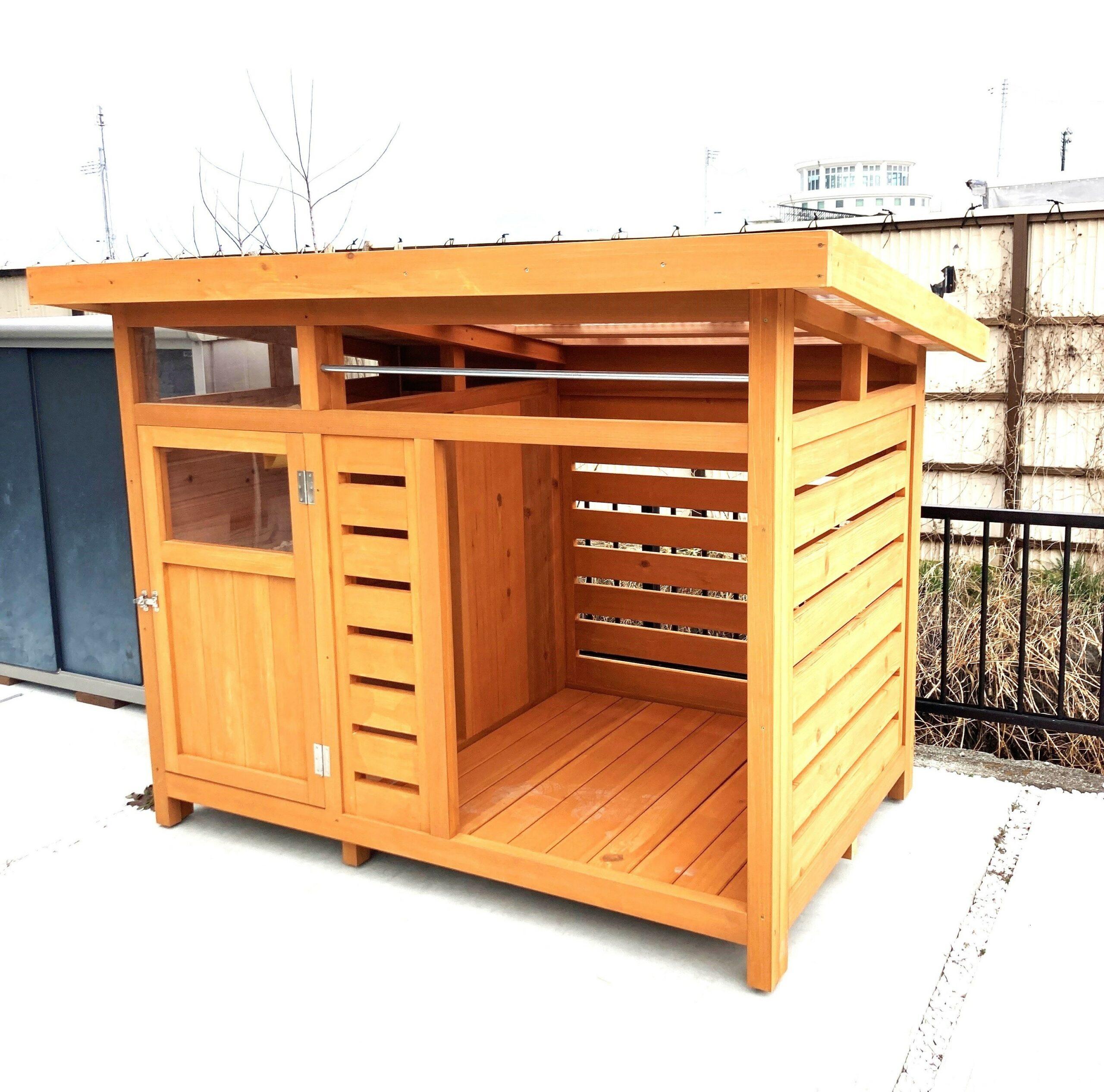 サークル付き犬小屋はこれだ - 犬小屋製作工房Kの犬小屋ブログ