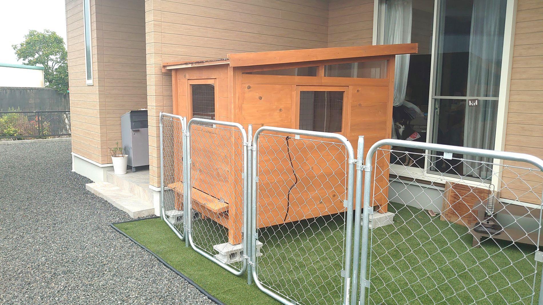 エアコンが付けられる犬小屋 - 犬小屋製作工房Kの犬小屋ブログ